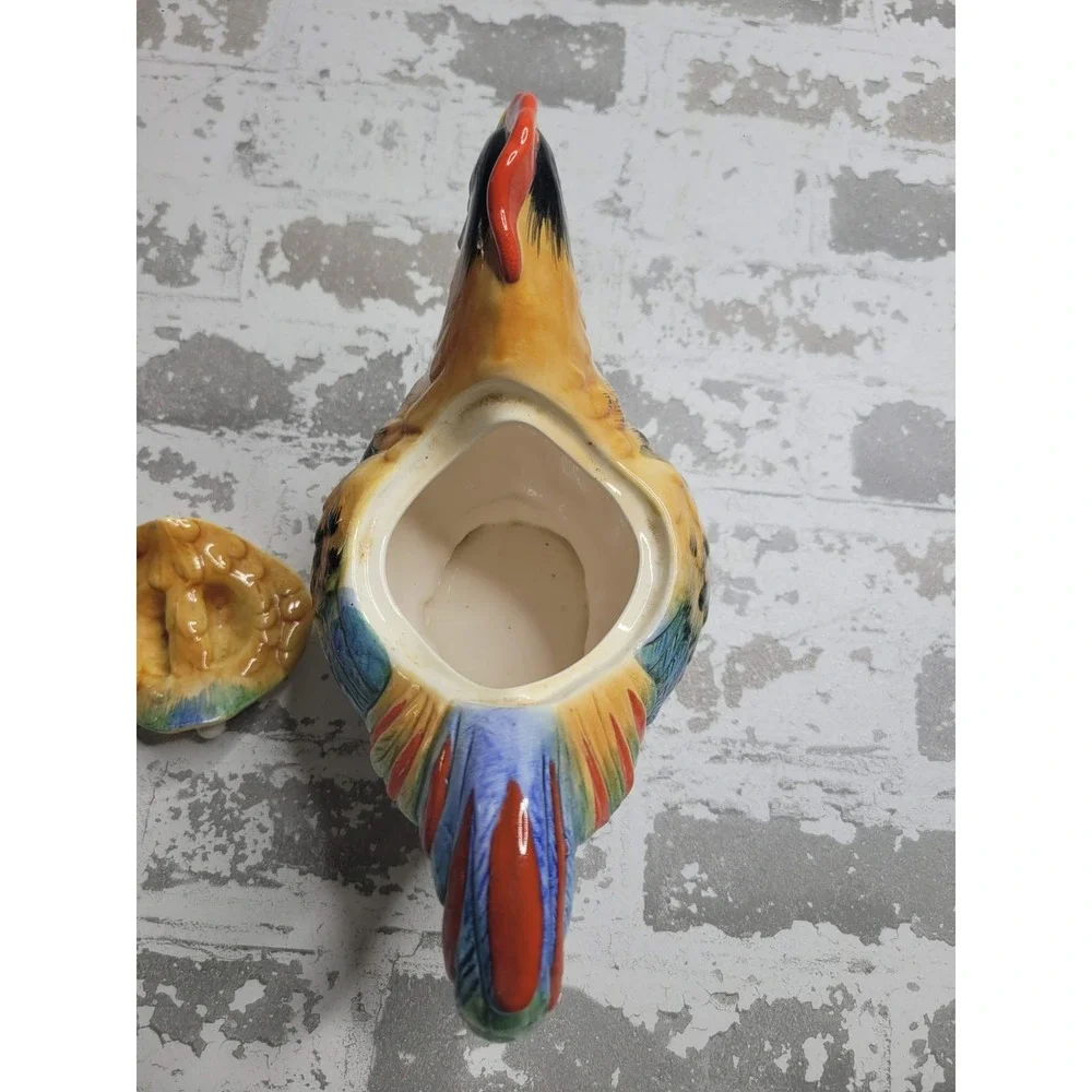 The Haldon Group Rooster Chicken Teapot Ceramic 1981‎ Japan